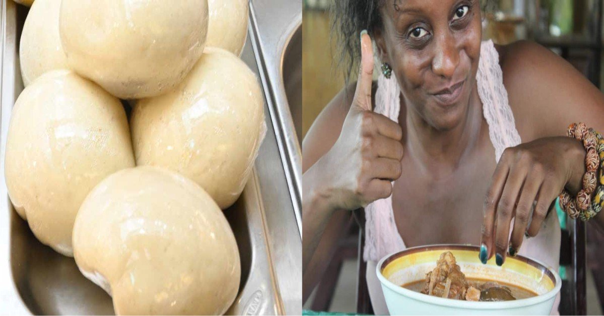 "I Can’t Date A Serial Killer"- Man Runs For His Life After Lady Demolished 8 Wraps Of Fufu Within 10 Minutes At Their First Date