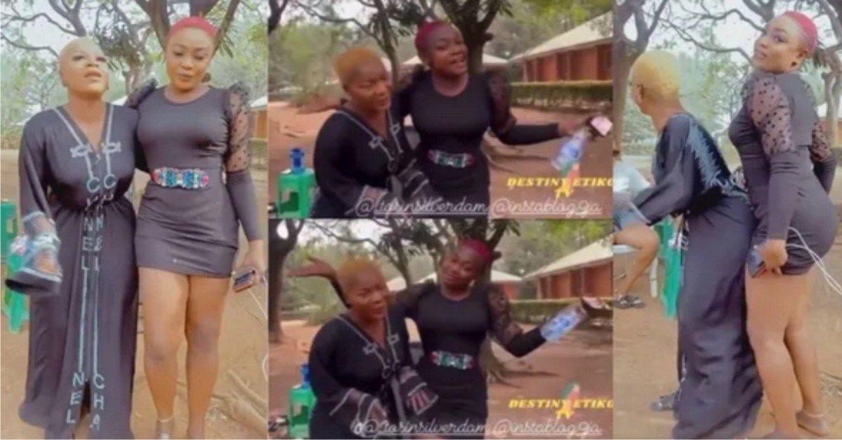 ‘Na Joke We Dey oooo’ – Lizzy Gold & Destiny Etiko Spotted Enjoying Themselves After Their Dirty Fight
