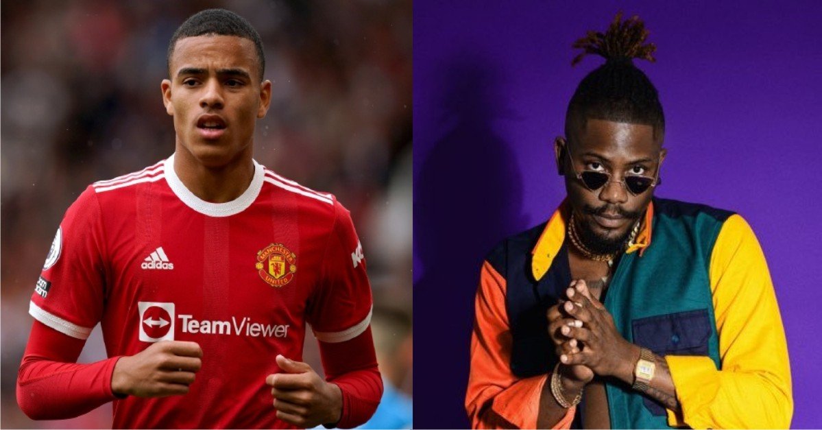 Alleged assault: Singer Ycee Shades Man United Striker, Mason Greenwood