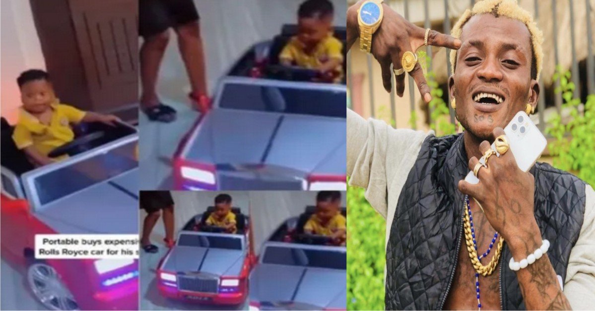 Singer Portable Buys Son A Mini Rolls Royce Video)