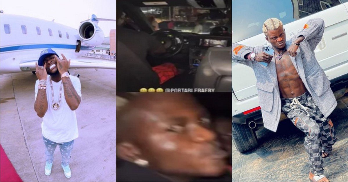 Davido Spotted Having A Good Time With Portable (Video)