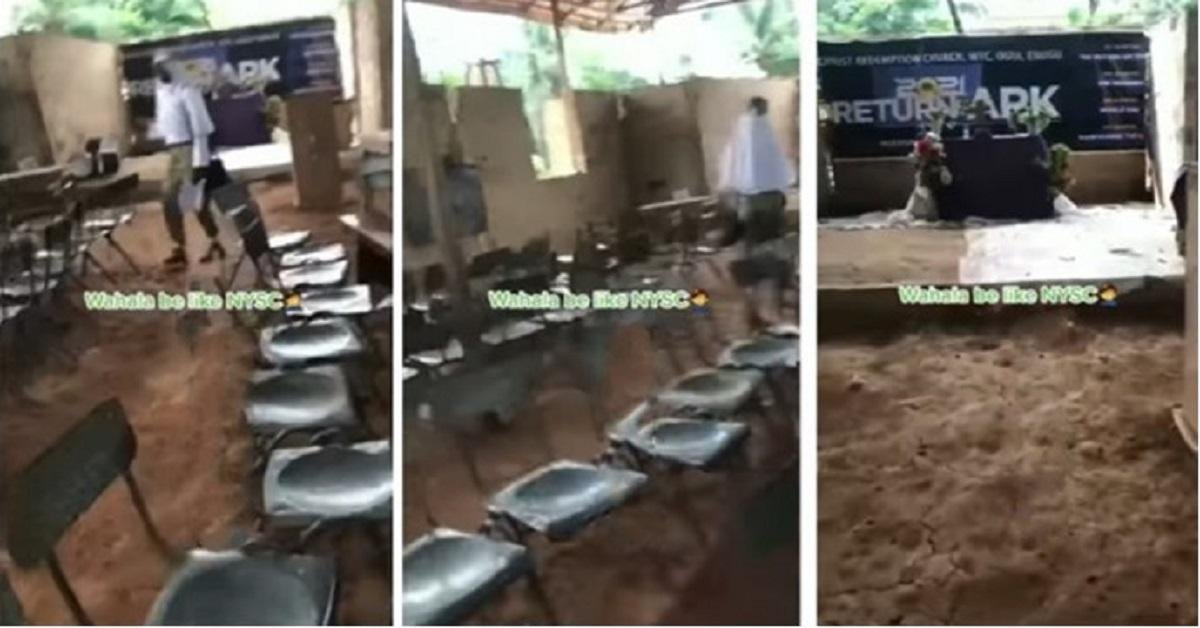 Confusion As Corp Members Arrived PPA Only To See The School Has Become Church (VIDEO)