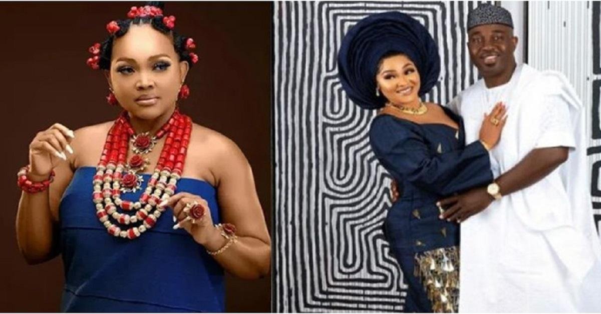 "Please, I’m not the first person to be a second wife"Mercy Aigbe replies critics, says she’s happy as a second wife