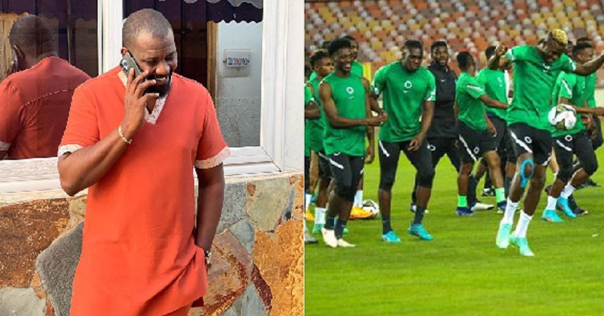 ”Super Chickens” – John Dumelo Mocks Super Eagle's of Nigeria Over Their Goalless Draw With Ghana Black Stars