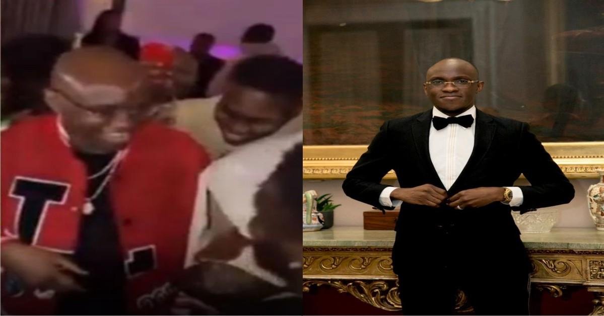 VIDEO: UK -Based Pastor, Tobi Adeboyega Sprays Davido Pounds As He Performs At A Nightclub (Video)