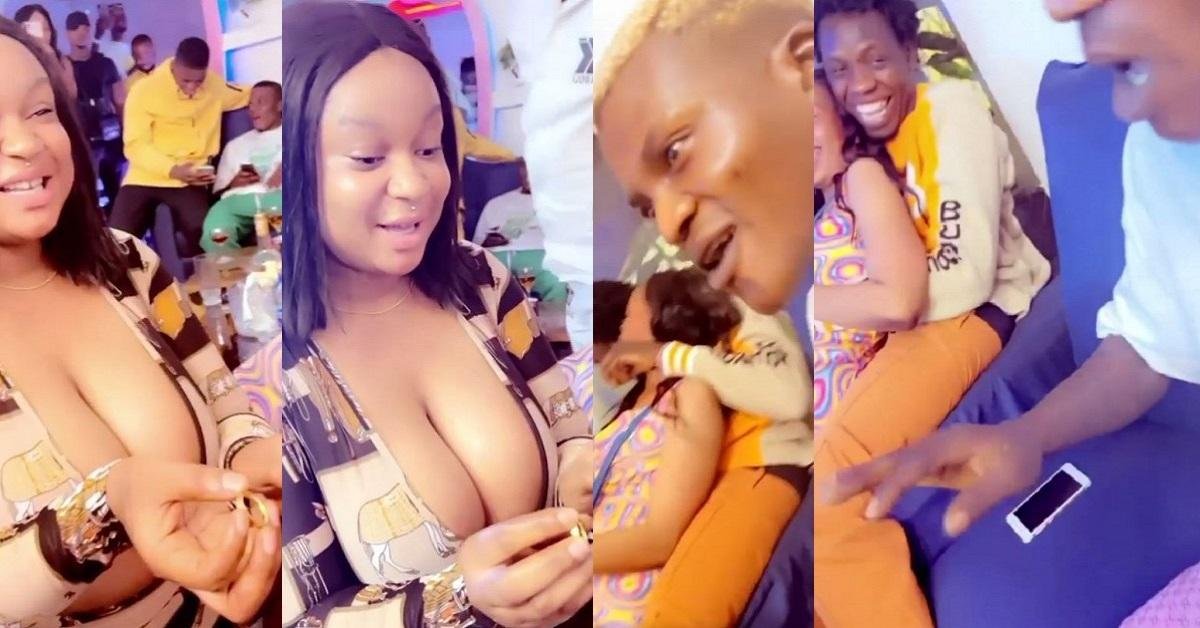 “Portable Please Say Yes” – Lady Kneels To Propose To Portable At A Party (VIDEO)