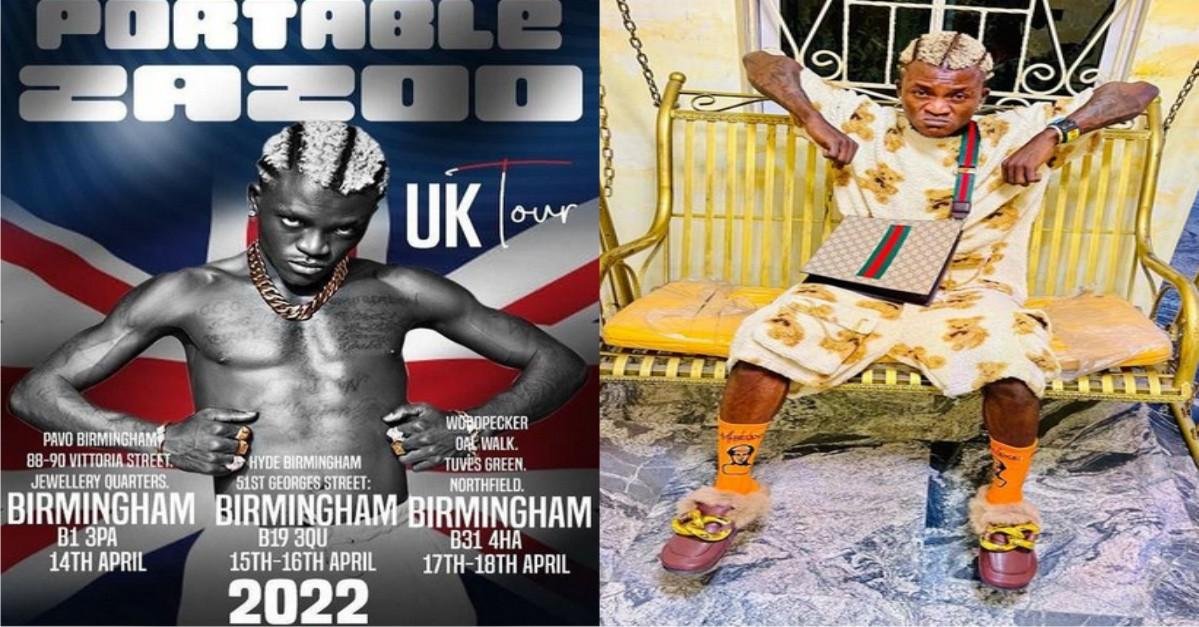 Singer, Portable Excited As He Announces First-Ever Tour In The UK