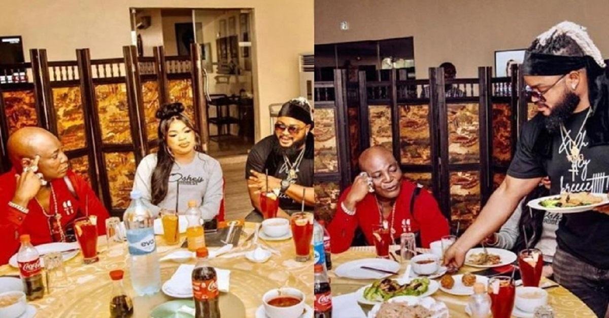 BBNaija winner, White Money spotted hanging out with Bobrisky, Charly Boy