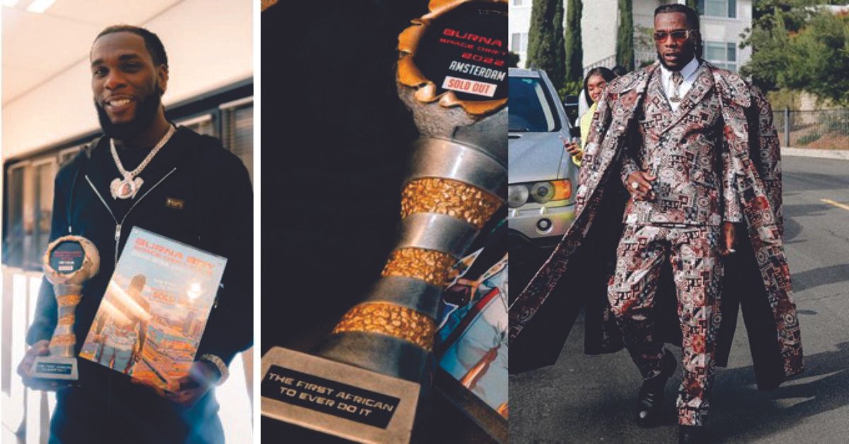 Burna Boy Sells Out The Netherlands Biggest Arena | Makes History As The First African Artiste To Do It