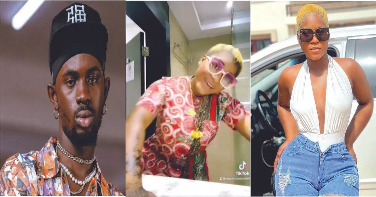 Destiny Etiko Perfroms Her Own Rendition Of Black Sherif's ‘Kwaku The Traveller’ Song, Fans Reacts