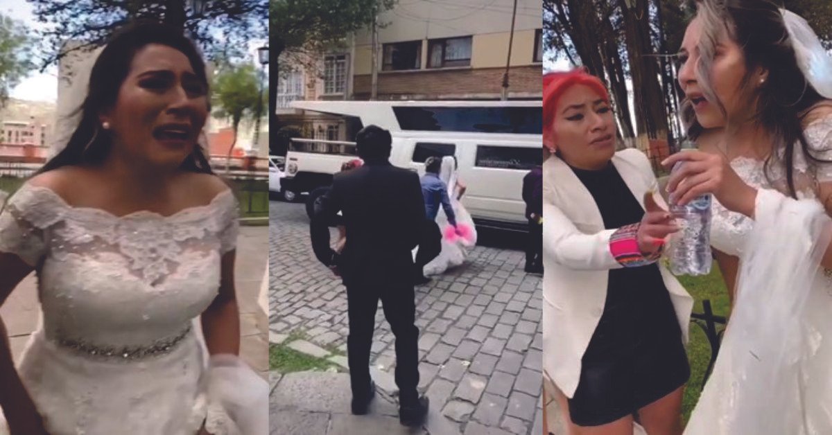 Drama as Bride Caught Groom pαnts-down With Another Lady In The Car on Their Wedding Day