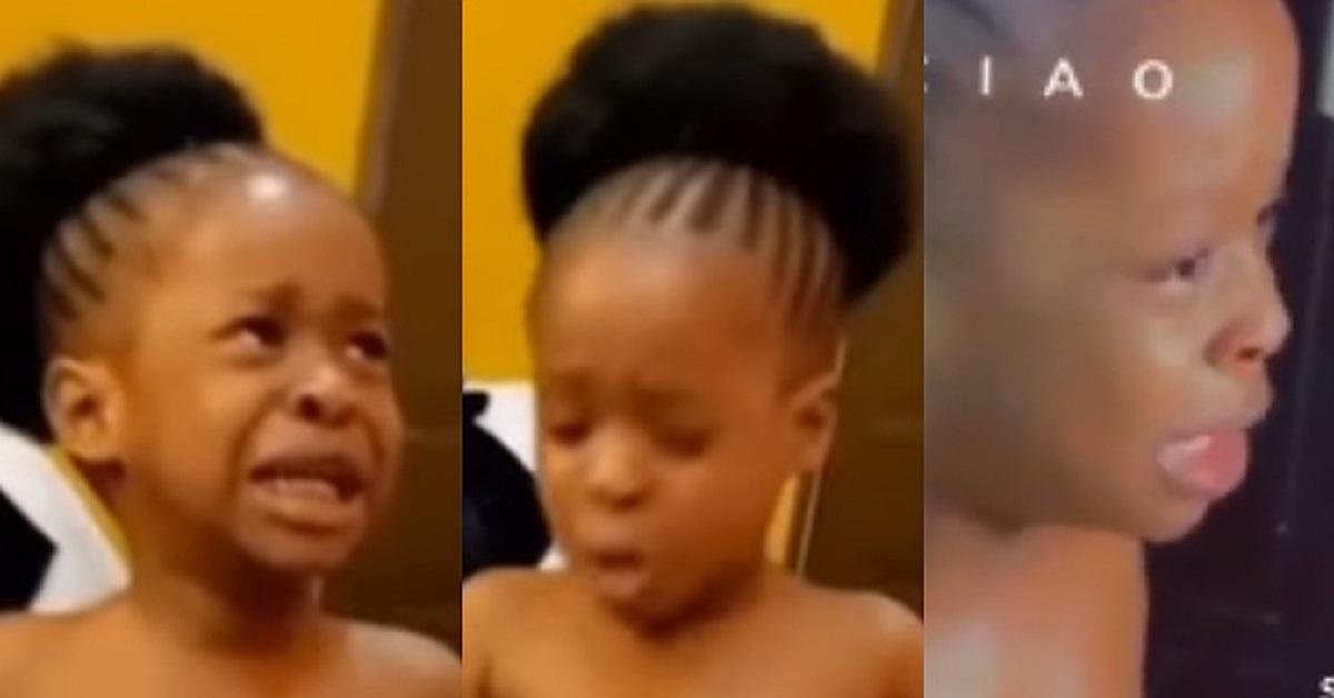 Little Girl Refused Been Trick By Her Mother Into Collecting Her Money (Video)