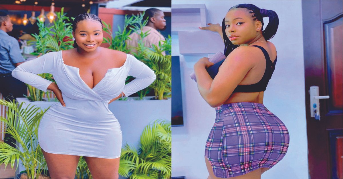 "Happy Easter y’all" - Curvy Nigerian Model, Inyene Obong Flaunts Her Hourglass Body In New Post (Photos)