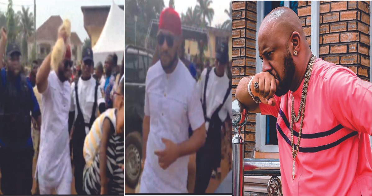 "KING and WARRIOR of the people" | Yul Edochie Declares As Fans Scramble To Touch Him (Video)
