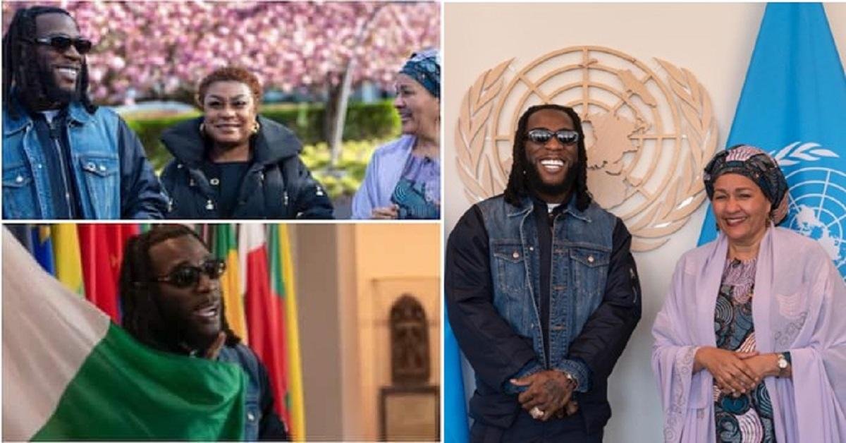 'Odogwu' Visits UN headquarters, Sings for Deputy Secretary-General (Video)