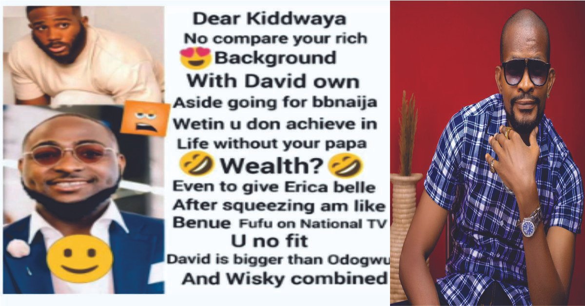Don't Compare Your Affluent Background To Davido's | Aside from BBNaija, What Have You Accomplished - Uche Maduagwu Blast Kiddwaya