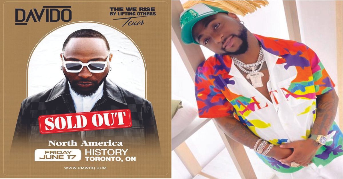 Toronto Sold Out: Davido Sells Out Tickets Ahead Of His North American Tour