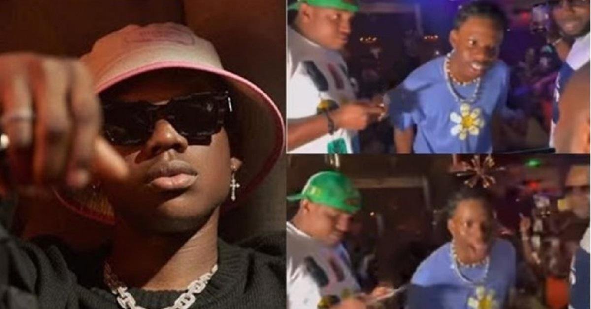 Moment Singer, Rema Queries DJ on Stage For Not Having His Song (Video)
