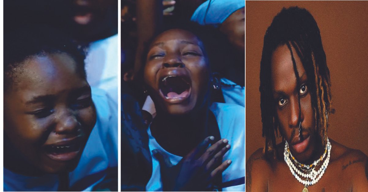 shake concert venue with their screams as Fireboy performs in Uganda