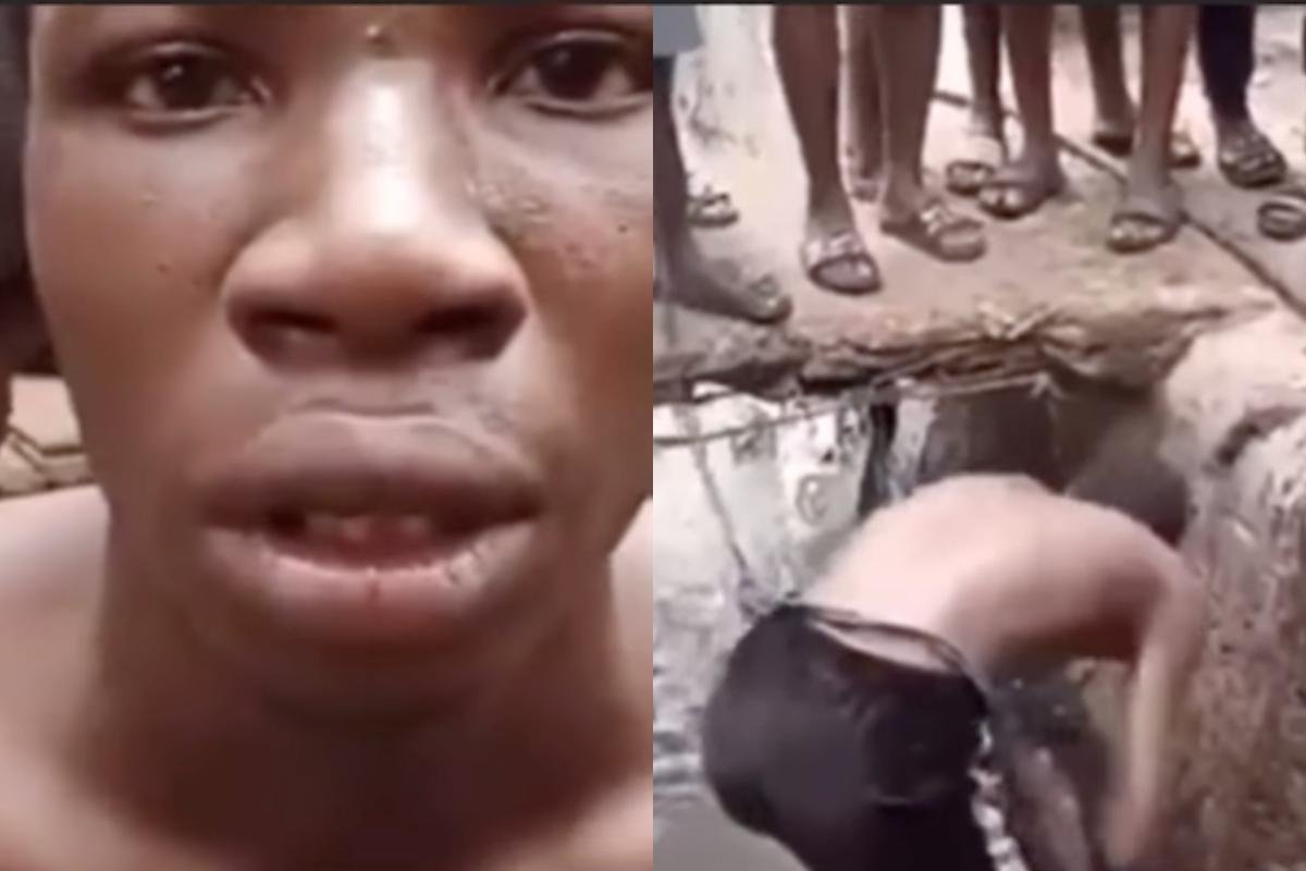 Nigerians Applaud Ghanaians On How They Treated A Nigerian Guy Who Committed A Robbery In Ghana – VIDEO