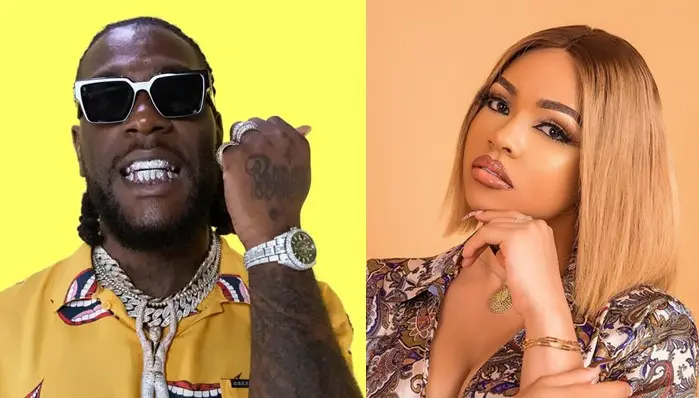 Reactions As Burnaboy Was Seen Sitting Comfortably On Nengi's Laps In The Clubhouse (Video)