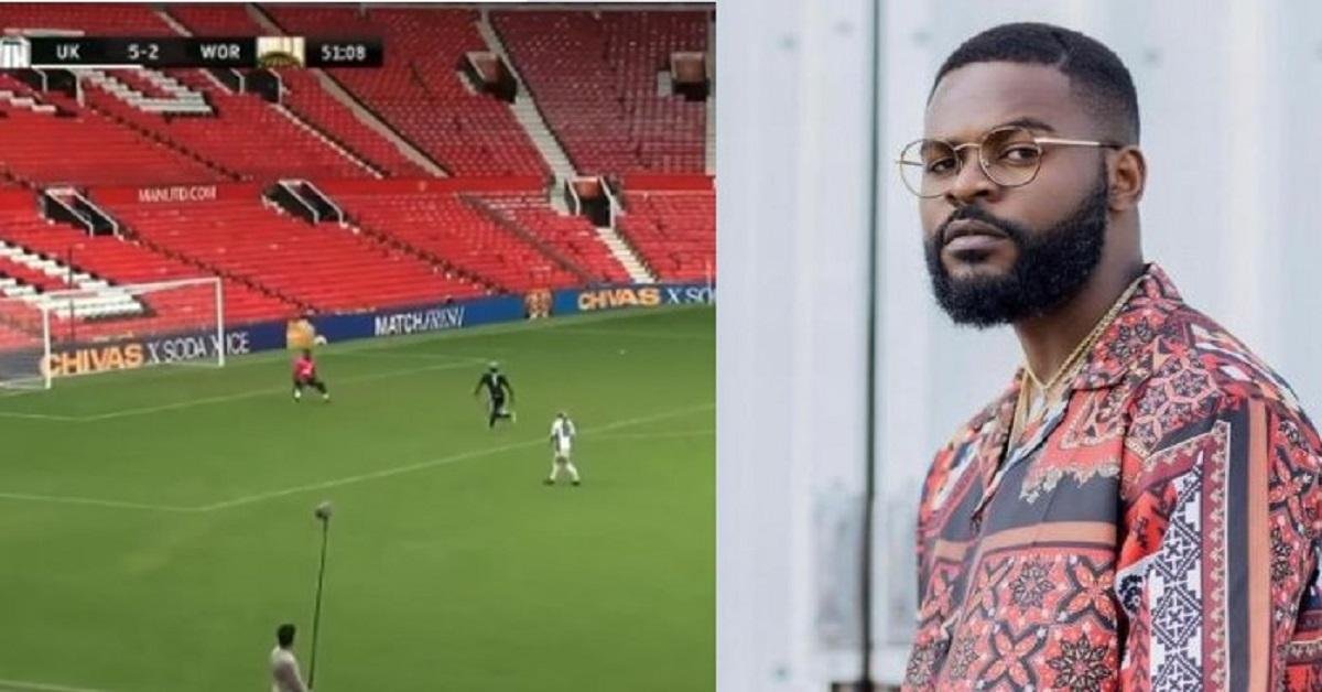 Trending video: Falz scores impressive goal at Old Trafford