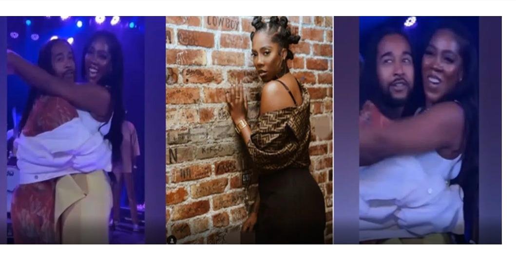 Omarion and Tiwa Savage Sparks Dating Rumors As They Are Captured Caressing Each Other (Video)