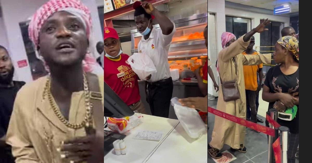 Video: “Zazoo Is A Real Giver” – Portable storms Fast Food Restaurant; Tells Customers to Order Whatever They Want