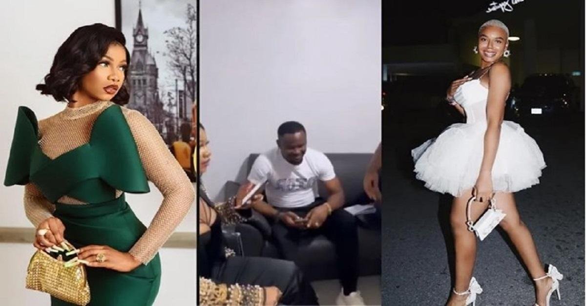Trending Video Captures Moment Tacha gave Nancy Isime A ‘Strange Look’ While Zubby Was Seated Close To Her