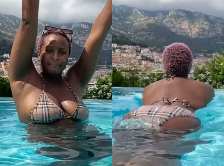 If your love no kill me, nothing go kill me again - Fan Gushes over DJ Cuppy Bikini Video