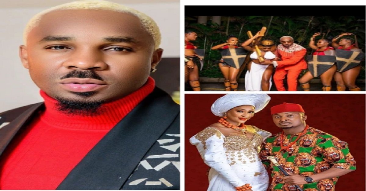 "What Nonsense" - Netizens Blast Socialite Pretty Mike crucifixion Entrance to Funnybone's Wedding