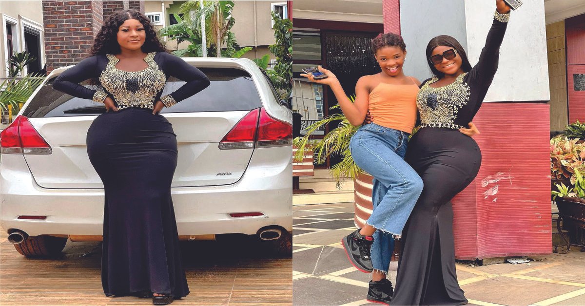 Destiny Etiko Showers Praise on Her Adopted Daughter, Chinenye As She Features on Her First Movie (Pictures)