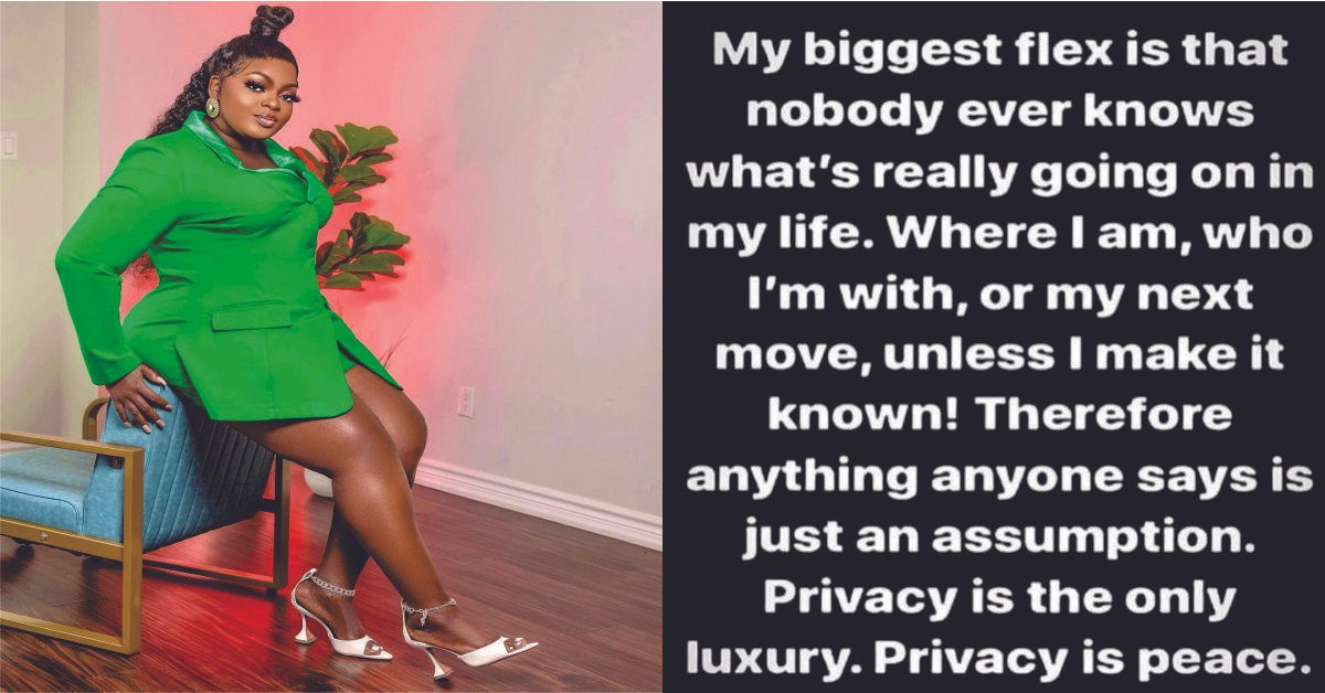 "Privacy is Peace" - Eniola Badmus Boast of Nobody Knowing Who She Is With, Where She Is Unless She Makes It Public