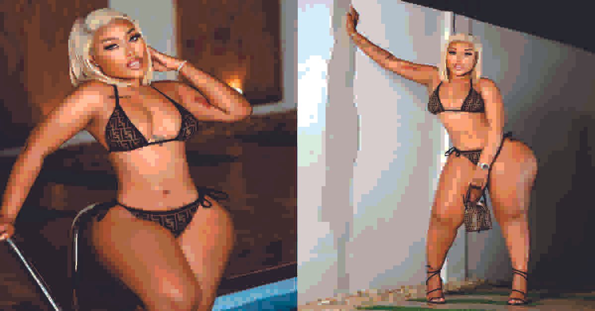 Popular Ghanaian Singer, Fantana Causes Stir Online With Her New Sultry Photos Rocking A Bikini