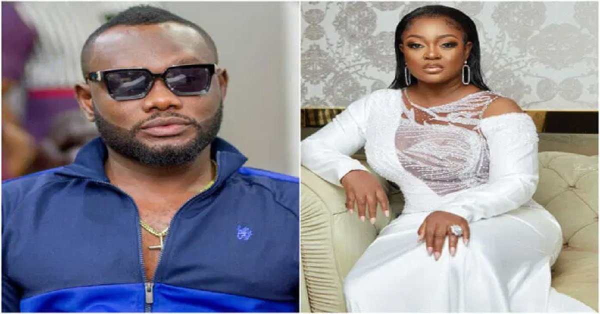 Angry Prince Osei reveals Jackie Appiah’s source of wealth after photos of her luxury mansion hit online