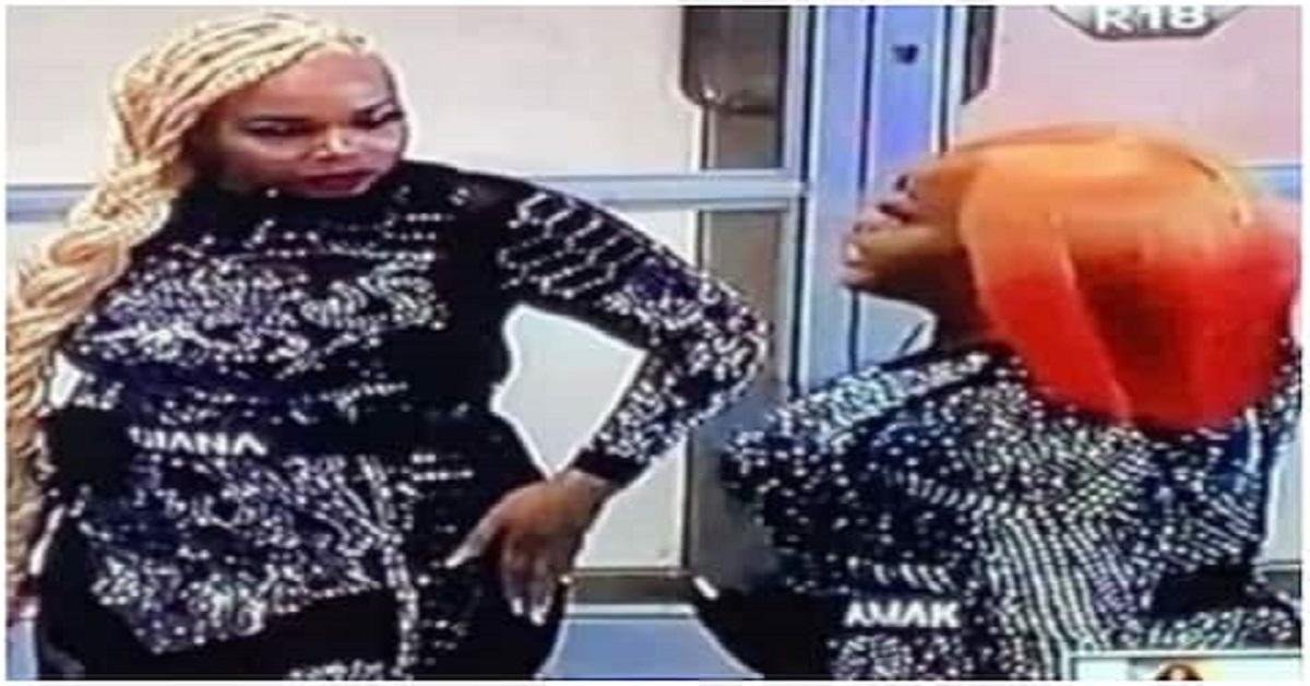 BBNaija 7: Fans React As Diana and Amaka Turn Up in Similar Dresses at Saturday Night Party Despite Been in Different Houses