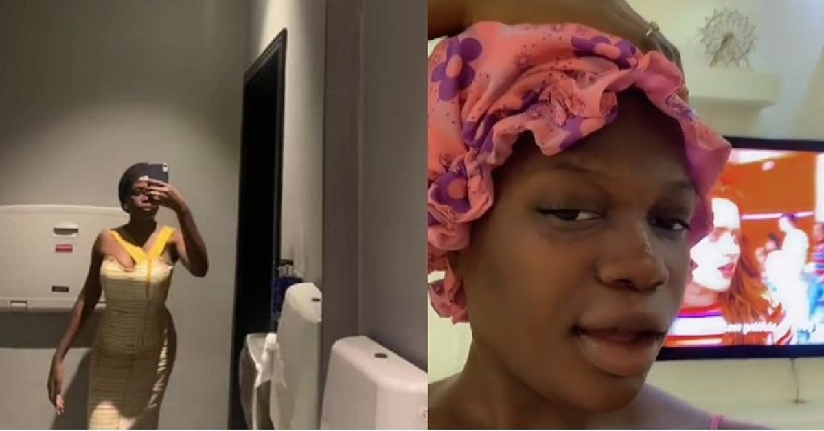 Nigerian lady reveals CCTV cameras are preventing her from sneaking man into her family house