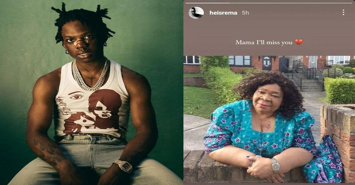 I’ll Miss You Mama – Rema Mourns The Death Of Don Jazzy’s Mum