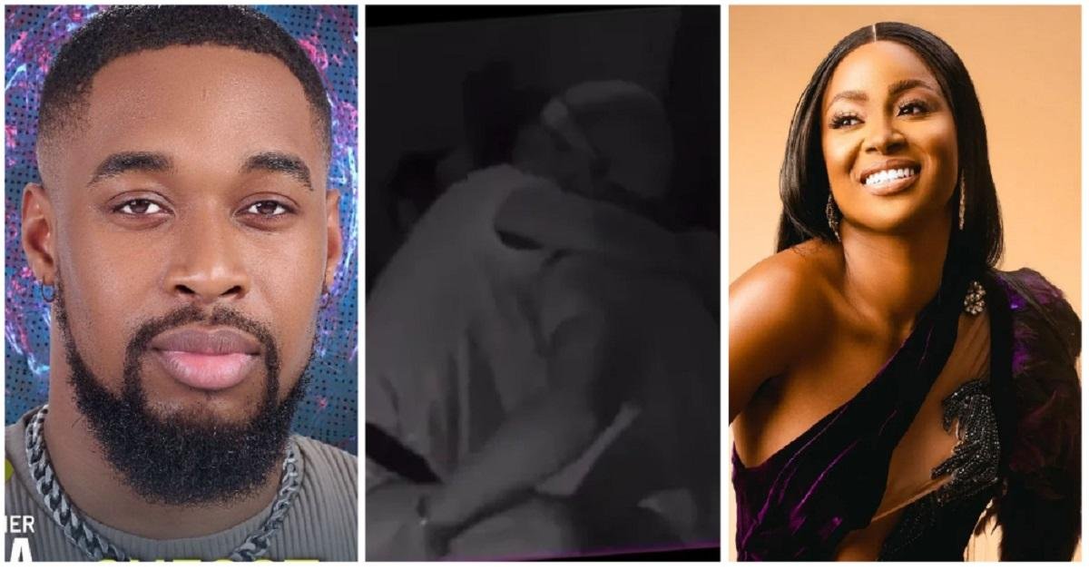  I tot he said he told his mum he will never kiss anyone on the show - Moment Bella and Sheggz shares int!mate kiss 