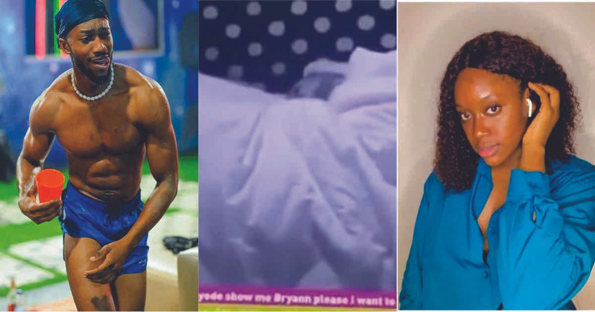 “This Girl Too Like Gbola”- Reactions As Daniella & Dotun Get Cozy Under The Duvet After Khalid Eviction