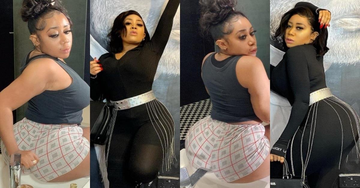 "Don't Borther Zooming There Is Nothing To See" - Actress Moyo Lawal Stir Reactions With Sultry Photos
