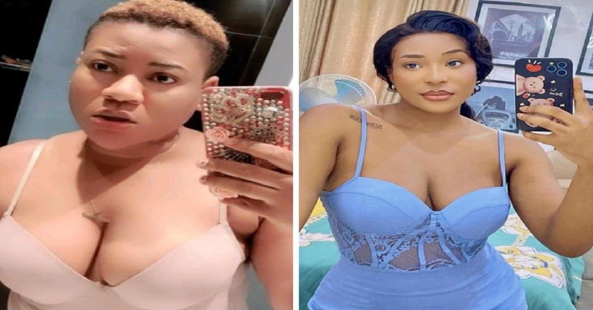 Reactions As Actress, Nkechi Blessing Shows Off Her Beautiful Younger Sister, Jennifer (Photos)