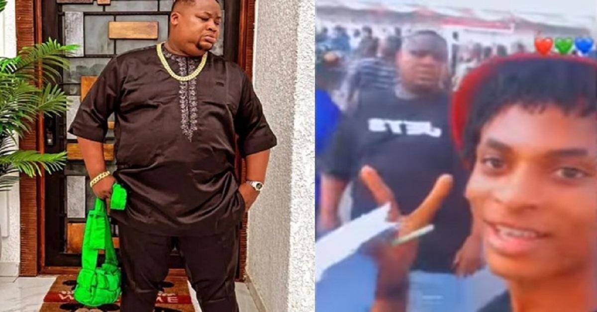 Cubana Chiefpriest reacts differently as another fan makes video of him in public