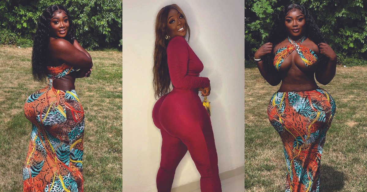Heavily Endowed Ghanaian Model, Hanardy Hawa Causes Stare With Her Pictures On IG