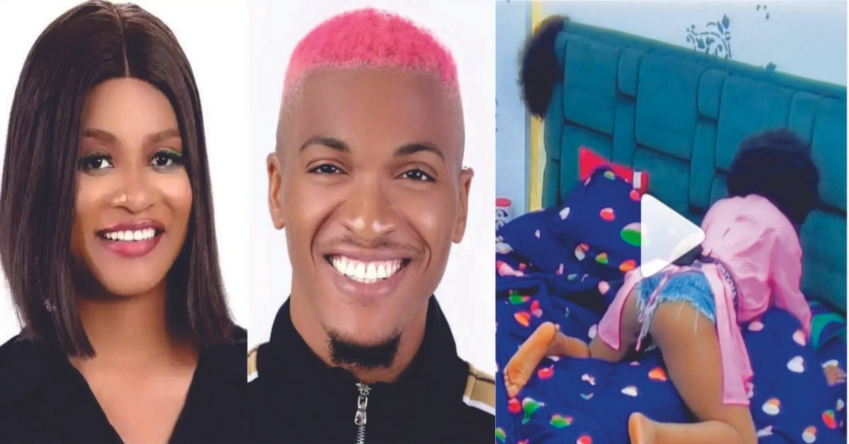 BBNaija Video: Moment Big Brother Interrupted Phyna & Groovy’s Lip-lock Session By Calling Her To The Diary Room