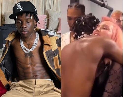 You Are A Good Performer - Legendary Singer, Madonna Hugs Rema As She Gushes Over Him