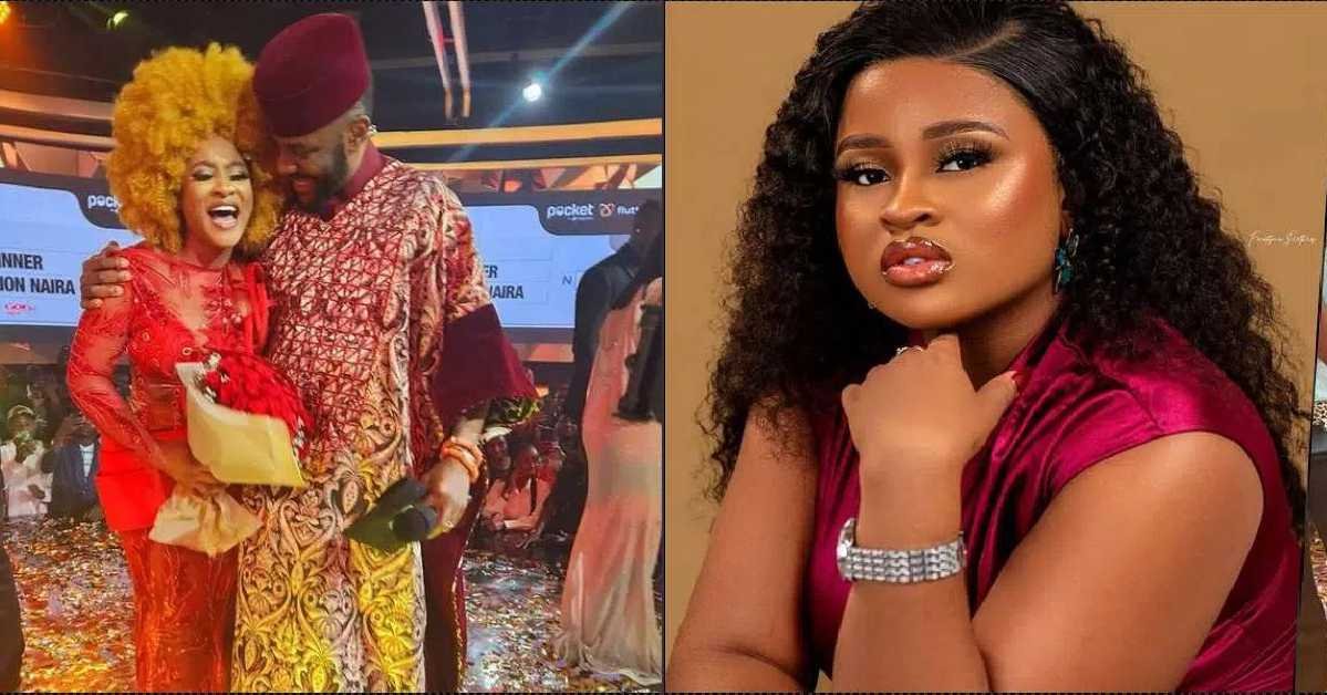 "This girl is bitter" - Netizens Reacts To Amaka’s congratulation post to Phyna