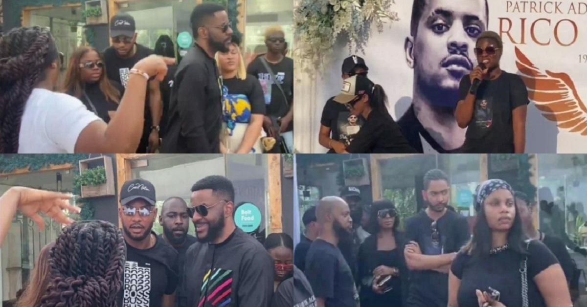 Rico Swavey Burial: Ebuka, Cross, Dorathy, Alex, others pay their last respect (Video)