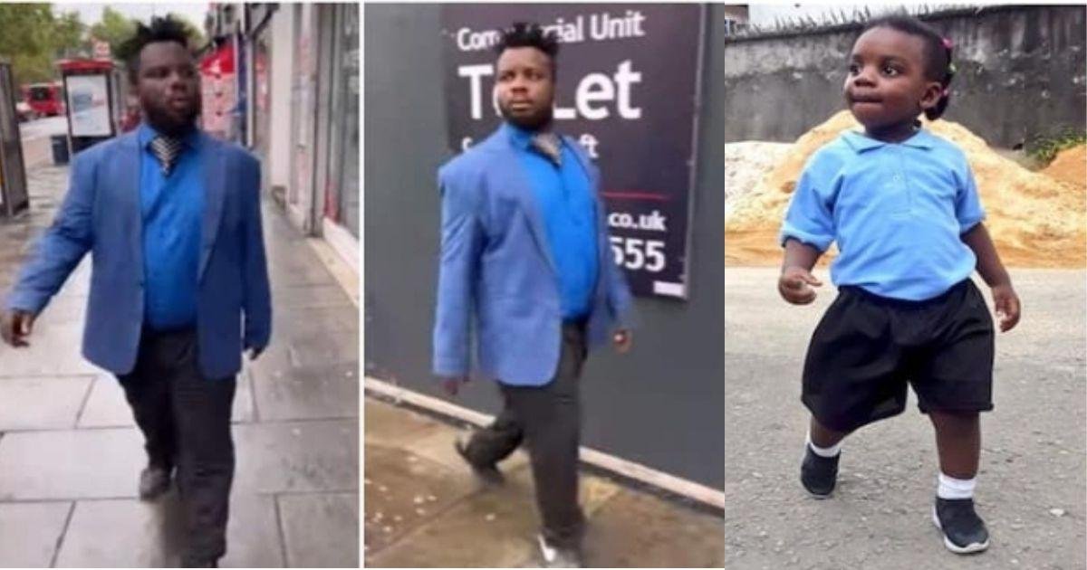 "Why on earth is my daughter moving like you?" – Man quizzes Oga Sabinus, spark reactions online