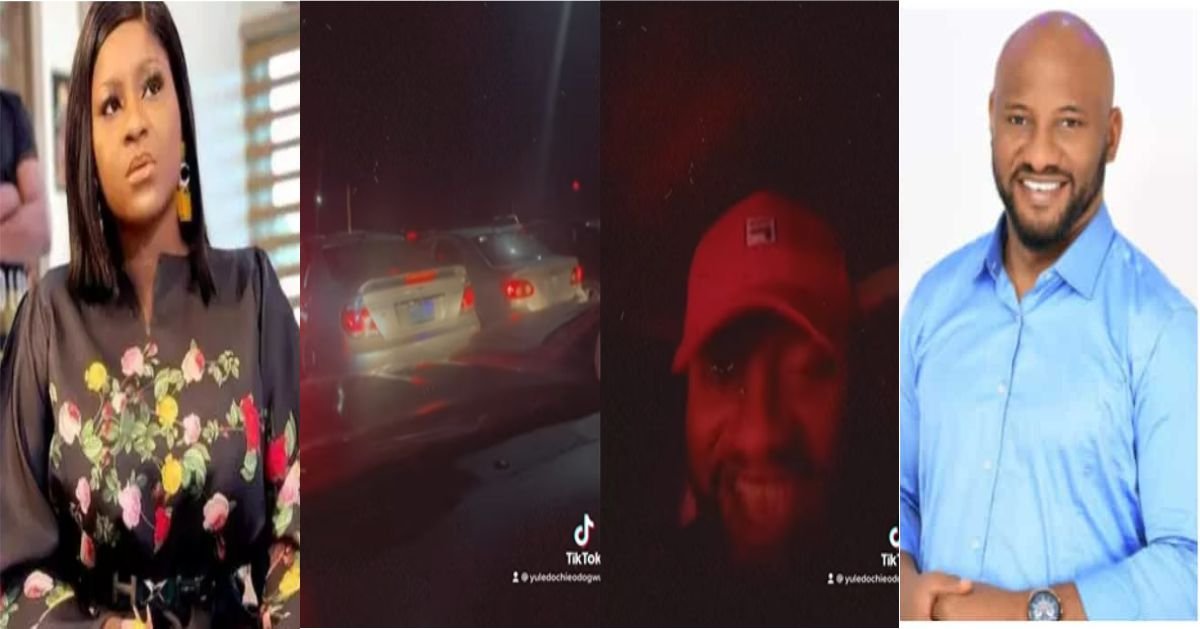"Odogwu where you dey go at 11:30pm?" – Destiny Etiko quizzes Yul Edochie following video of him in Lagos Traffic